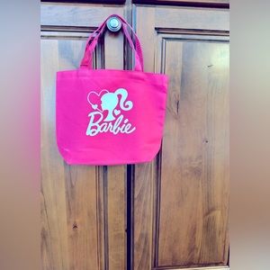 BARBIE THEMED canvas tote in hot pink